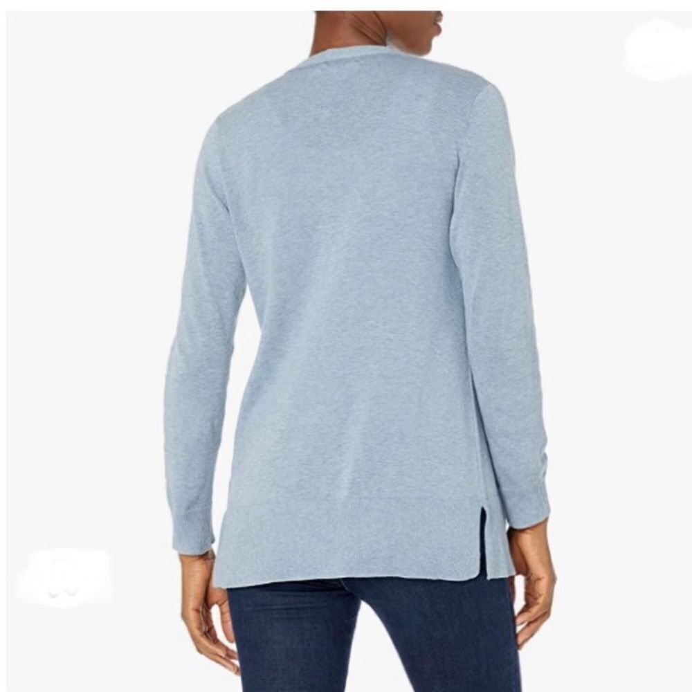 Amazon Essentials Women's Lightweight Open-Front Cardigan Sweater Blue Sz M - Picture 2 of 11